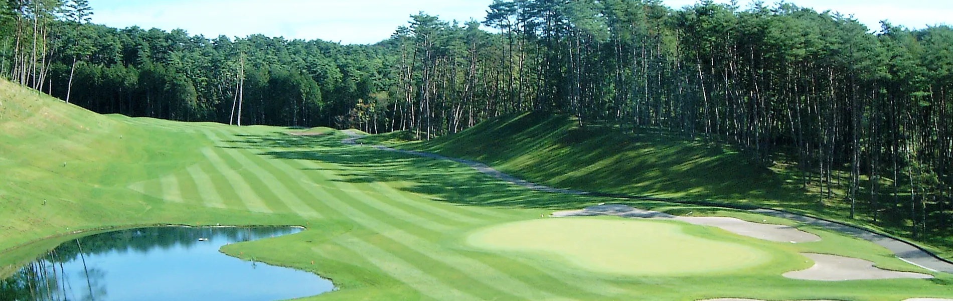 山容が美しいゴルフ場